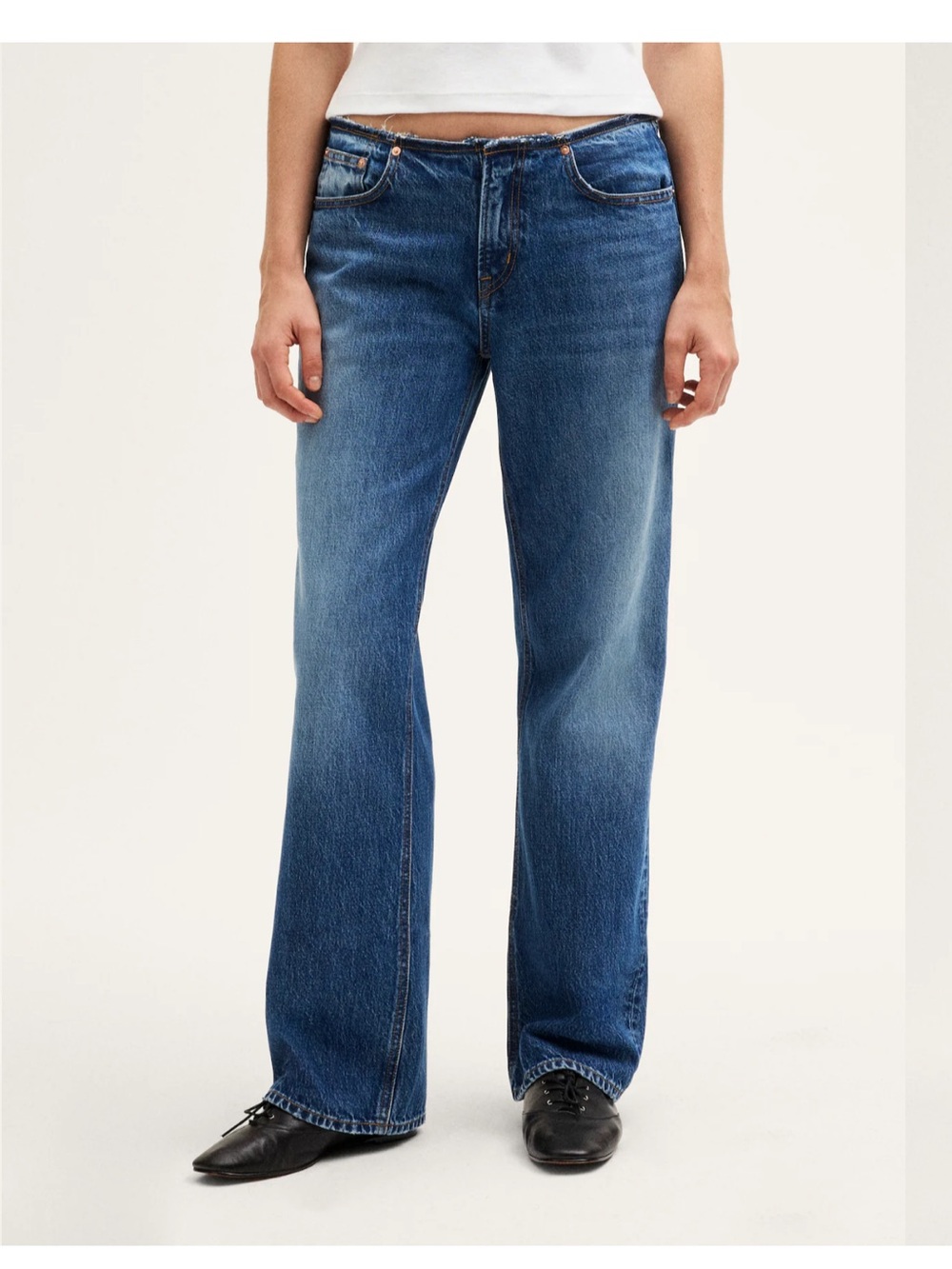 NWT Madewell The Low-Rise Loose Jean in Medium Wash